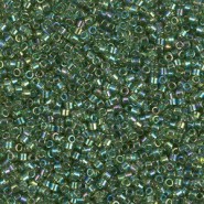 Miyuki delica beads 15/0 - Transparent olive ab DBS-1247